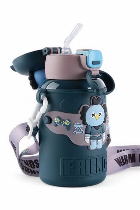 فلاسک کودک طرح خرس Bear Friends مدل XSS140 ظرفیت 450 میلی‌لیتر — تصویر ۳
