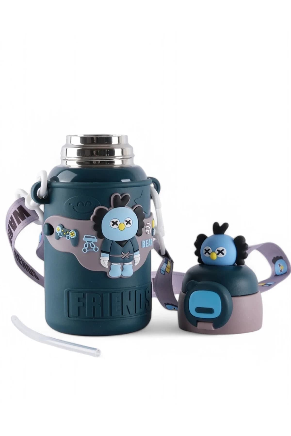 فلاسک کودک طرح خرس Bear Friends مدل XSS140 ظرفیت 450 میلی‌لیتر — تصویر ۲