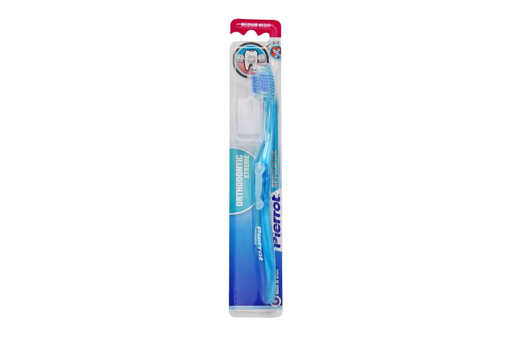 مسواک ارتودنسی Ortho Xtreme پیرروت با برس متوسط