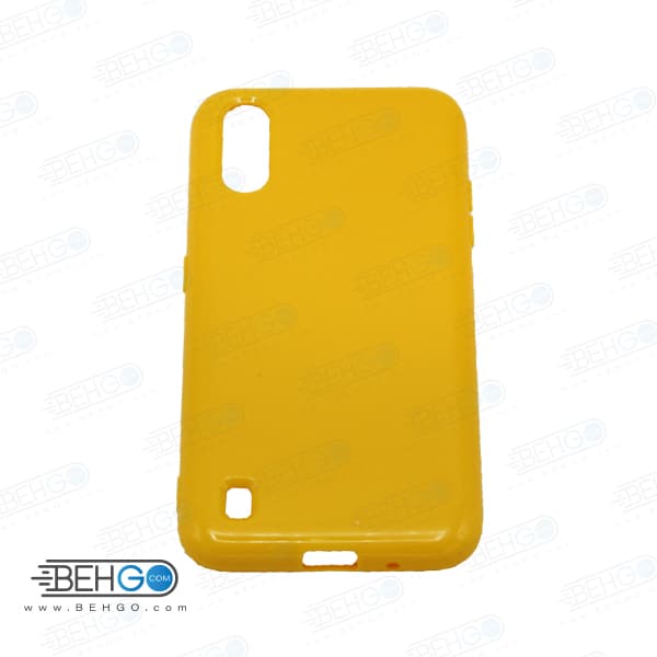 قاب گوشی سامسونگ A01 کاور محافظ رنگی مناسب A01 گارد نرم و منعطف سامسونگ Color Case Samsung Galaxy A01 — تصویر ۵