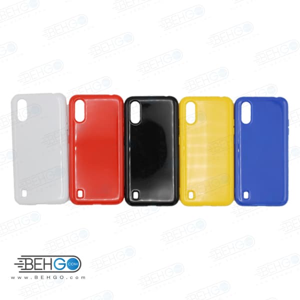 قاب گوشی سامسونگ A01 کاور محافظ رنگی مناسب A01 گارد نرم و منعطف سامسونگ Color Case Samsung Galaxy A01