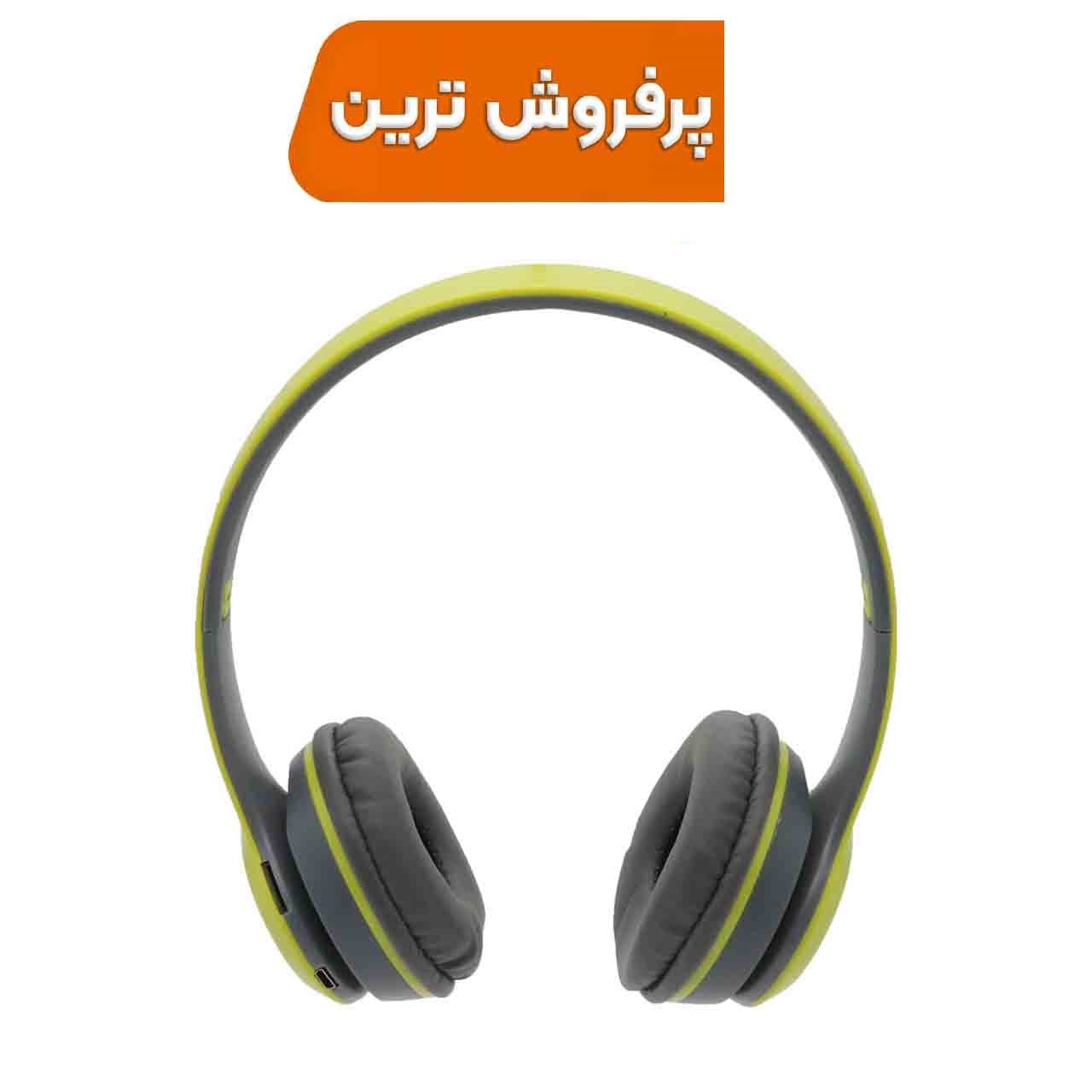 هدفون بی سیم مدل P47-طوسی فسفری — تصویر ۶