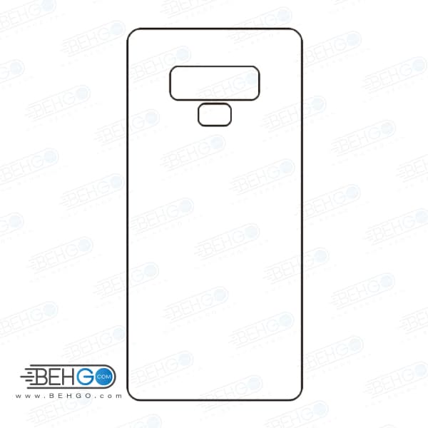 برچسب پشت نوت 9 سامسونگ محافظ پشت رنگی و اکلیلی گوشی Samsung Galaxy Note 9 Back Protector