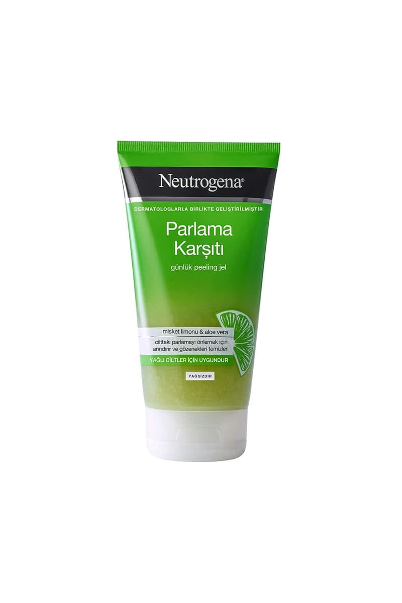 ژل اسکراب لایه بردار نوتروژینا neutrogena مدل parlama karsiti حجم 150 میل