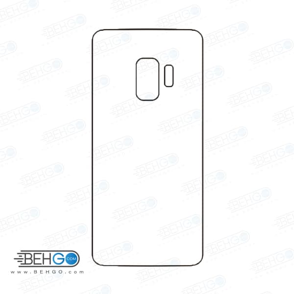 برچسب پشت سامسونگ گلکسی اس 9 محافظ پشت رنگی و اکلیلی گوشی Samsung Galaxy S9 Back Protector