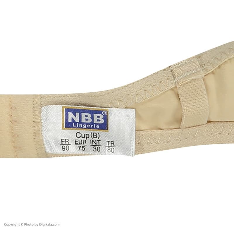 سوتین زنانه اسفنجی ان بی بی 355 NBB کرمی — تصویر ۵