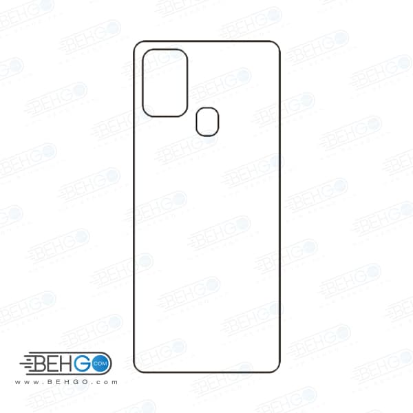 برچسب پشت a21s سامسونگ محافظ پشت رنگی و اکلیلی گوشی Samsung Galaxy A21s Back Protector