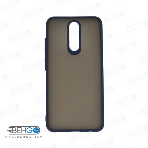 قاب Redmi 8a و Redmi 8 محافظ دور رنگی کاور پشت مات با برجستگی لنز دوربین شیائومی ردمی هشت Fashion Case Xiaomi Redmi 8/8a