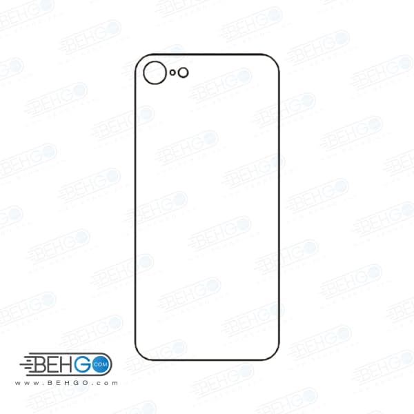برچسب پشت آیفون 7 محافظ پشت رنگی و اکلیلی گوشی Apple iphone 7 Back Protector