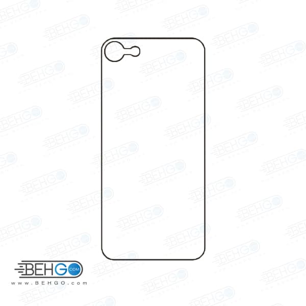 برچسب پشت آیفون 8 محافظ پشت رنگی و اکلیلی گوشی Apple iphone 8 Back Protector