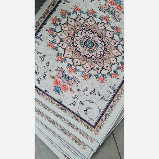 فرشینه | فرش چاپی برند حسن نیا هازان ترک راهرویی 2 در 2 کد R180 (پس کرایه)