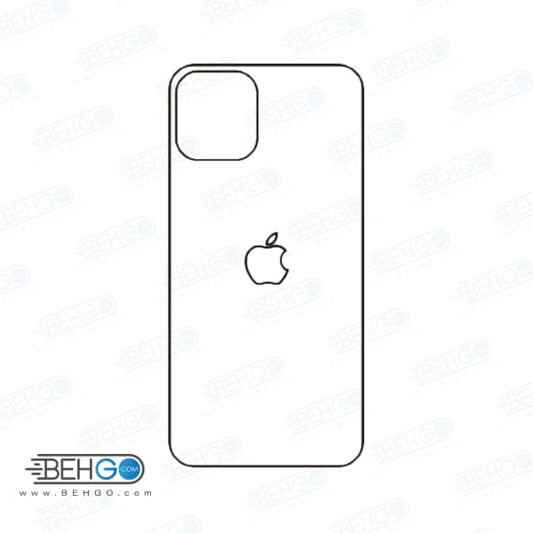 برچسب پشت آیفون 11 پرو محافظ پشت رنگی و اکلیلی گوشی Apple iphone 11 Pro Back Protector
