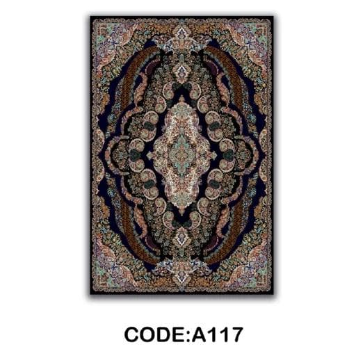 فرشینه | فرش چاپی برند حسن نیا چاپی هازان ترک سنتی 117 (پس کرایه) — تصویر ۲