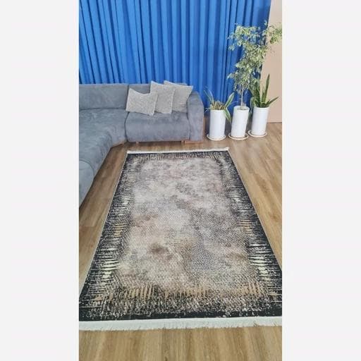 فرشینه | فرش چاپی برند حسن نیا چاپی هازان ترک مدرن M295 (پس کرایه) — تصویر ۸