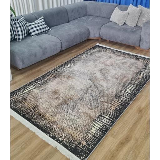 فرشینه | فرش چاپی برند حسن نیا چاپی هازان ترک مدرن M295 (پس کرایه)