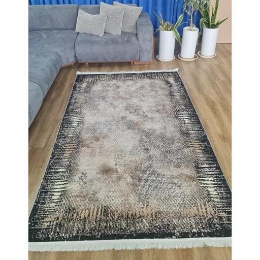 فرشینه | فرش چاپی برند حسن نیا چاپی هازان ترک مدرن M295 (پس کرایه) — تصویر ۲