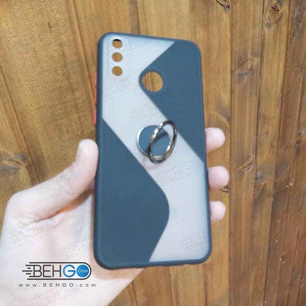 قاب گوشی هواوی وای 8 اس و وای 9 2019 کاور Y8S قاب پاپ سوکت دار با محافظ لنز دوربین گوشی Y8S مدل حلقه انگشتی نگهدارنده موبایل مناسب New 2021 Case with popsocket for Huawei Y8S / Y9 2019 — تصویر ۵