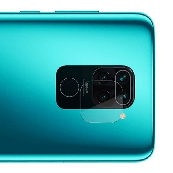 گلس لنز دوربین گوشی شیائومی ردمی نوت 9 و ردمی 10ایکس محافظ لنز دوربین Redmi Note9 بی رنگ و شفاف محافظ لنز دوربین شیشه ای Camera Lens Glass Protector For Xiaomi Redmi Note 9 / Redmi 10X — تصویر ۲