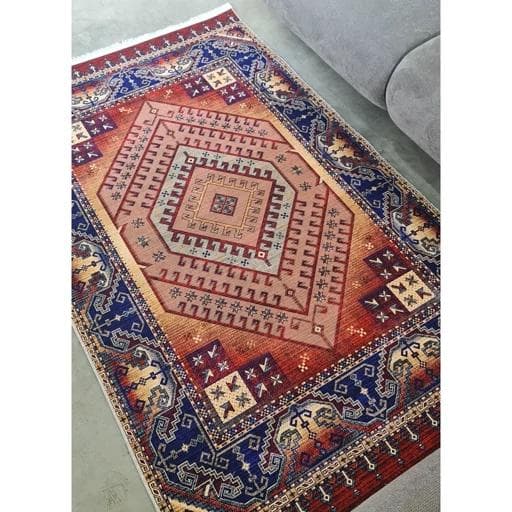 فرشینه | فرش چاپی برند حسن نیا چاپی هازان ترک لاکی سنتی 172 (پس کرایه)