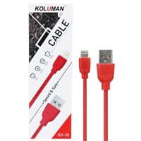 کابل شارژ و دیتا آیفون فست Koluman KD-28