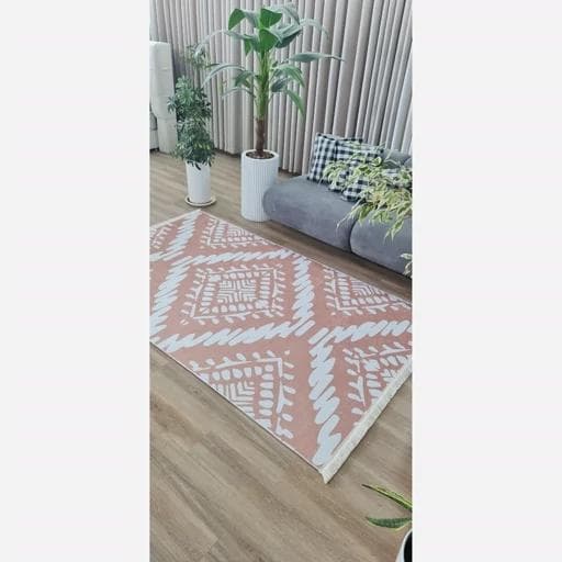 فرشینه | فرش چاپی برند حسن نیا چاپی هازان ترک طرح مراکشی M341 (پس کرایه) — تصویر ۶
