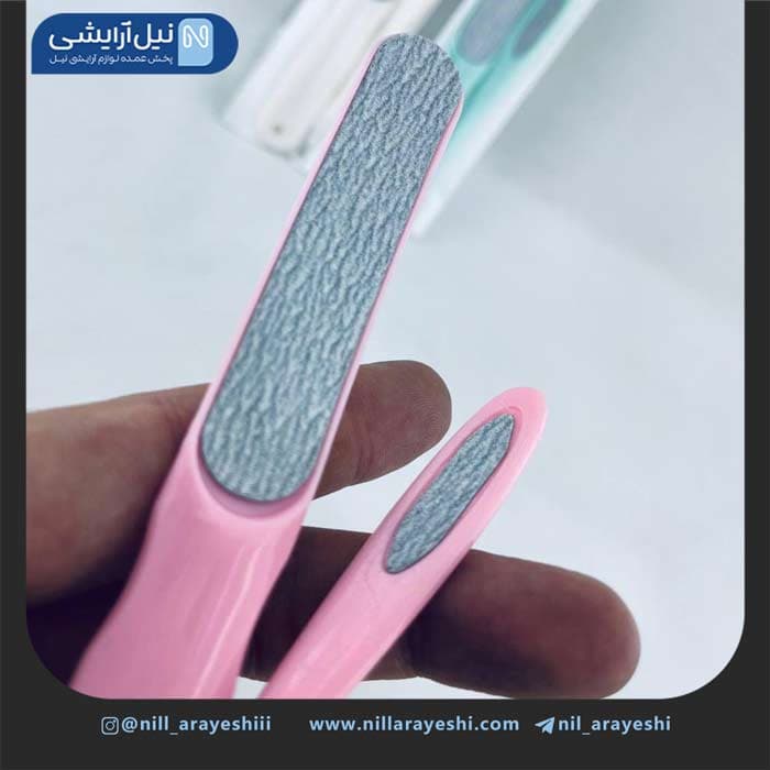 ست سوهان و گوشه گیر ناخن پاستیلی دو عددی اویادان — تصویر ۲