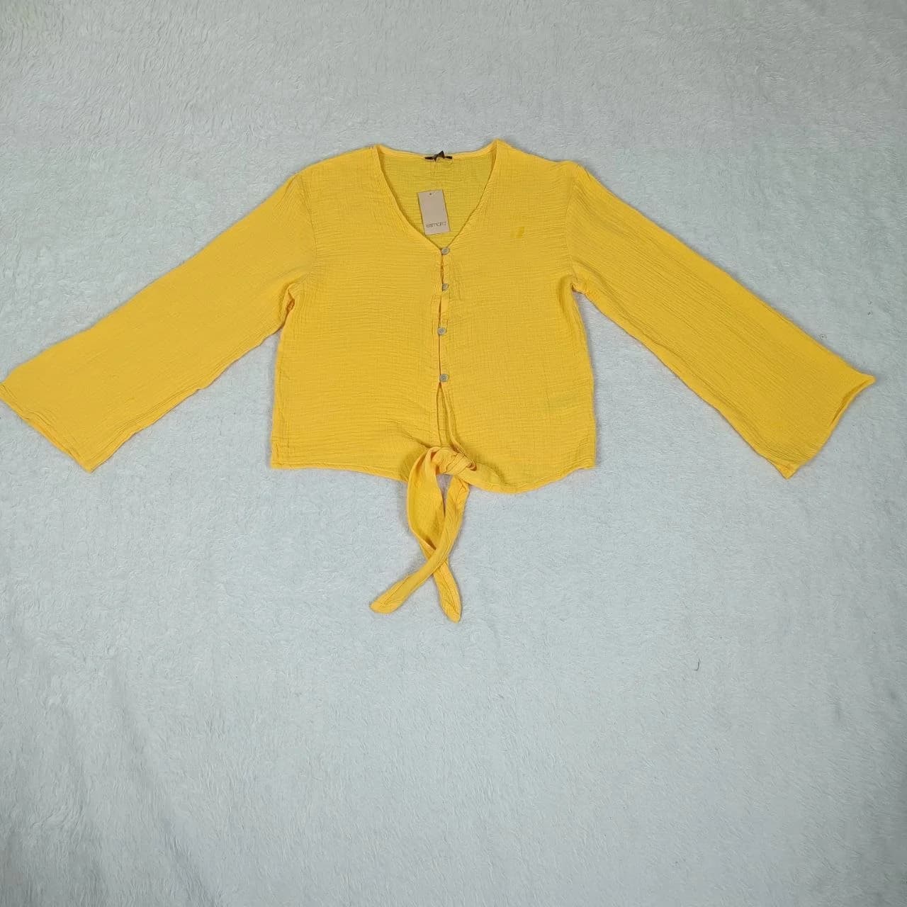 شومیز مدل گرهی زنانه برند اسمارا کد W0348 — تصویر ۴
