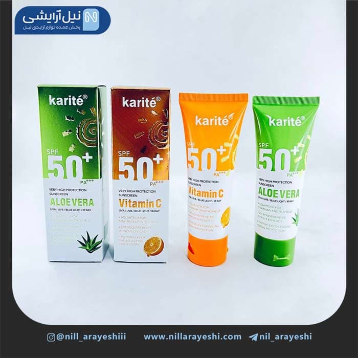 کرم ضد آفتاب رنگی کاریته spf50 کد 68430
