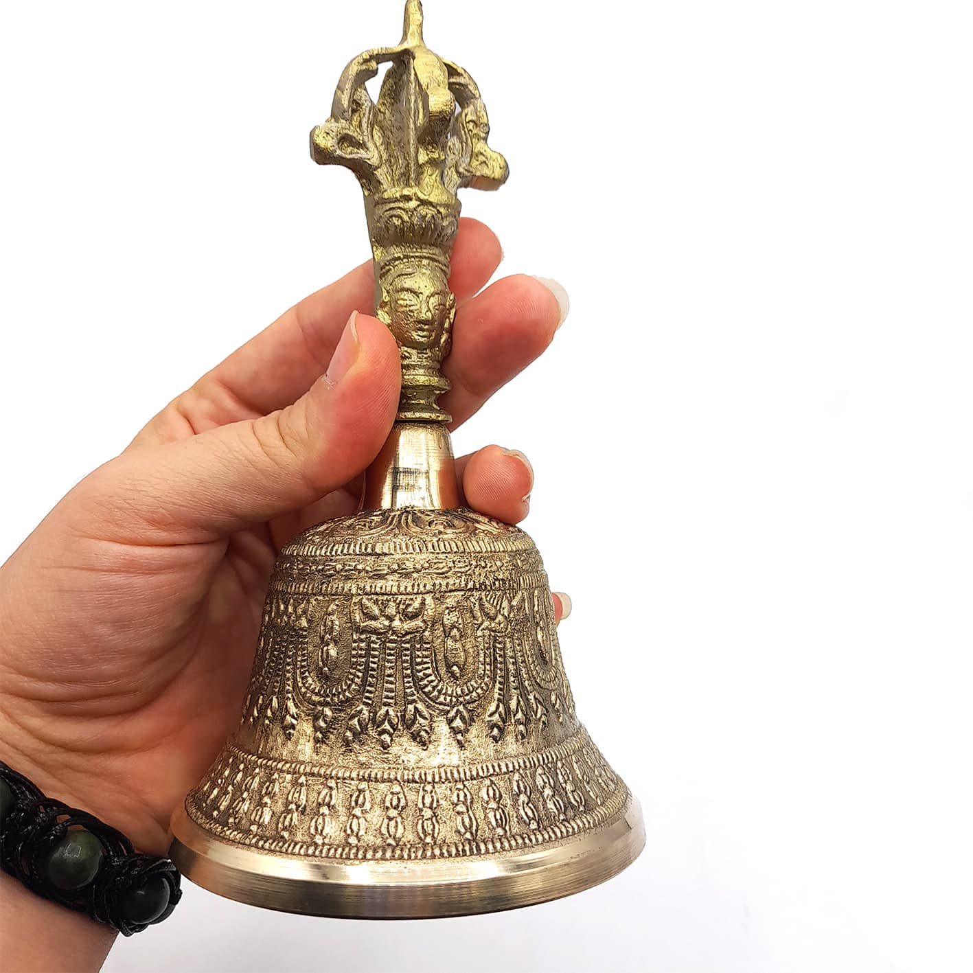 زنگوله تبتی سایز 16 سانتی مترکد 110016 — تصویر ۲