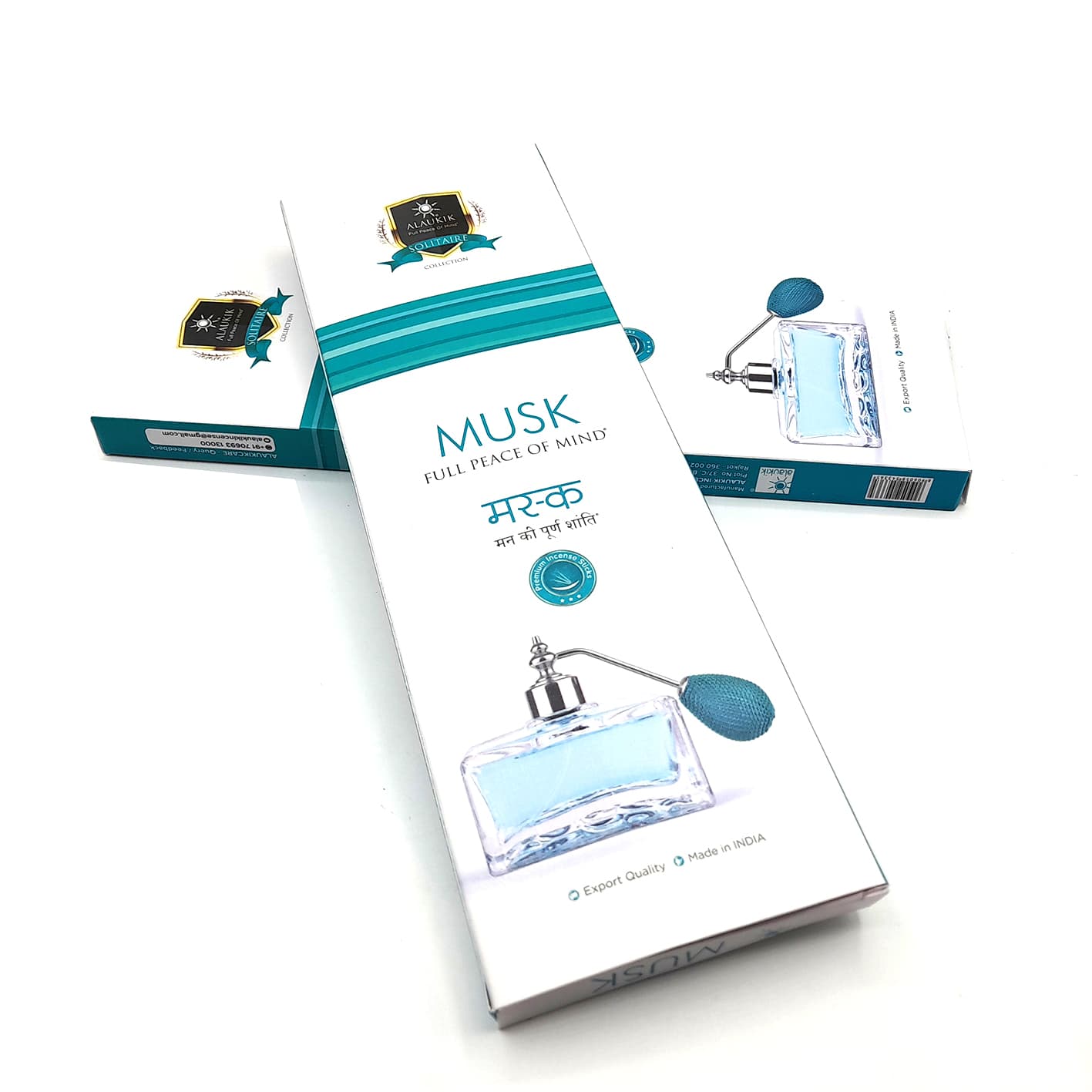 عود دستساز آلاکیک رایحه مشک musk کد 520024 — تصویر ۲