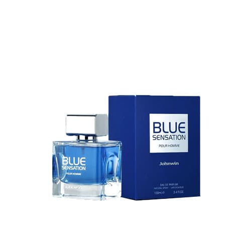 ادکلن رایحه ( آنتونیو باندراس ) بلو سداکشن جانوین بلو سنسیشن مردانه / johnwin blue seduction (antonio banderas )