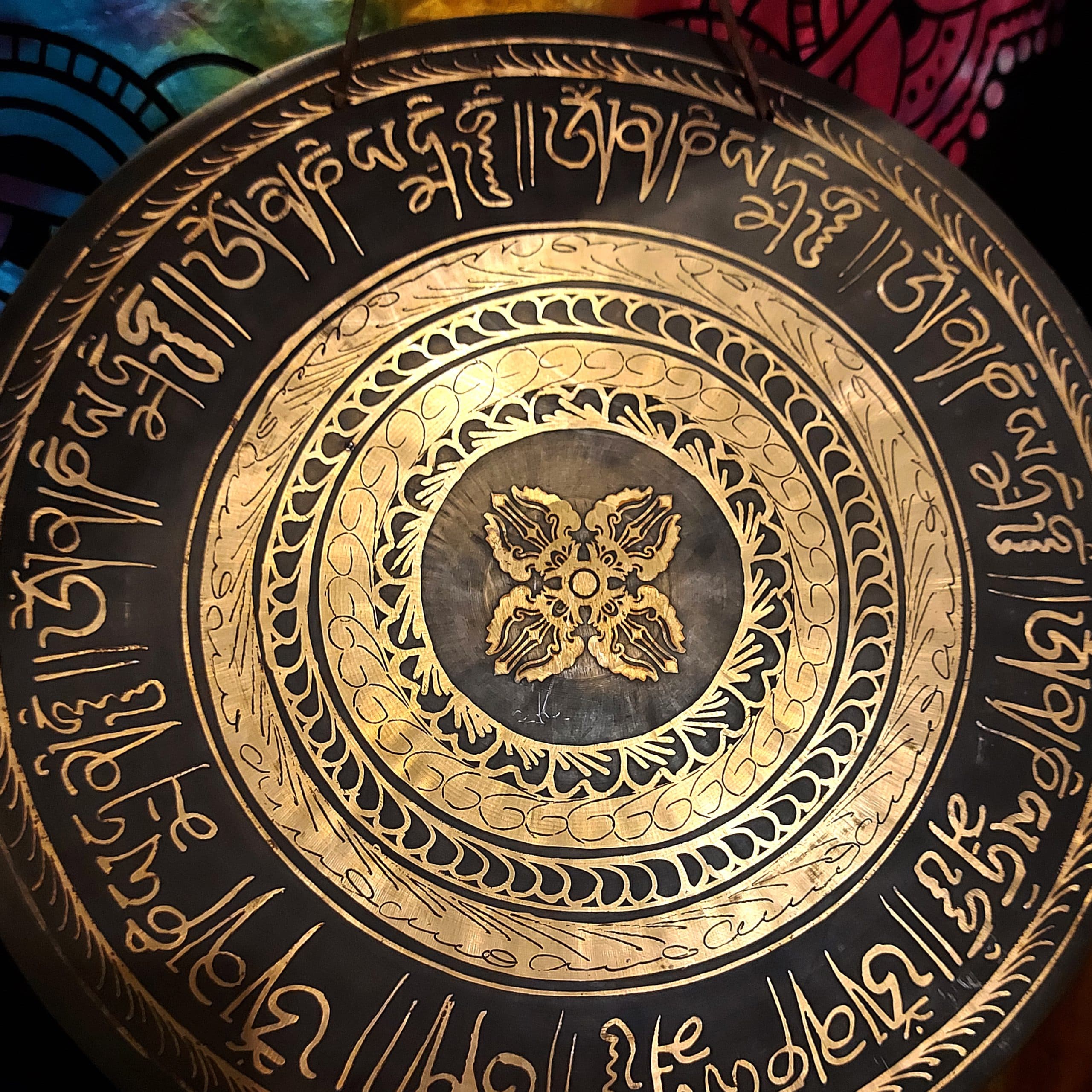ساز گانگ به همراه ملت سایز 38 سانتی متر کد 04 — تصویر ۲