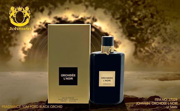 ادکلن بلک اورکید مدل ارکید ال نویر جانوین رایحه تام فورد حجم 100 میل / johnwin tom ford black orchid — تصویر ۲
