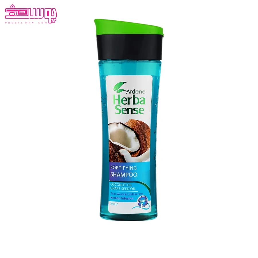 شامپو کراتینه ضد ریزش آردن هرباسنس حجم 300ml