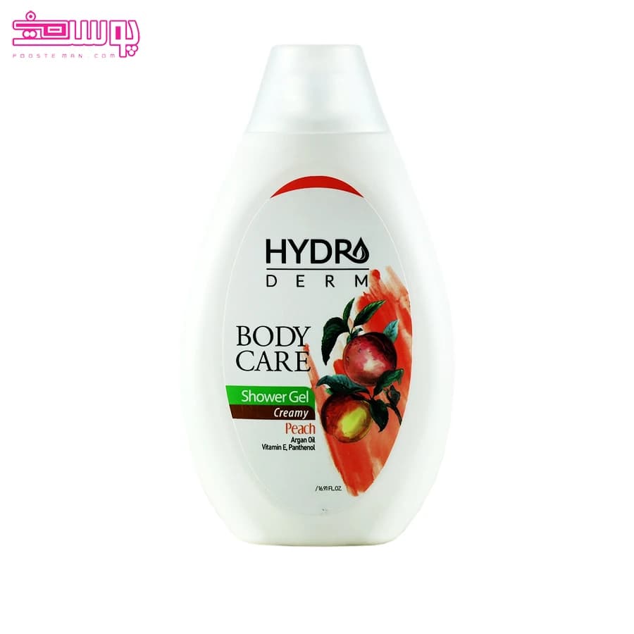 شامپو بدن کرمی هیدرودرم مدل هلو حجم 500ml