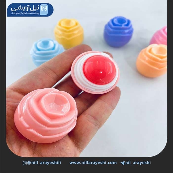بالم لب طرح گل رز داکسیور کد 5706 — تصویر ۲