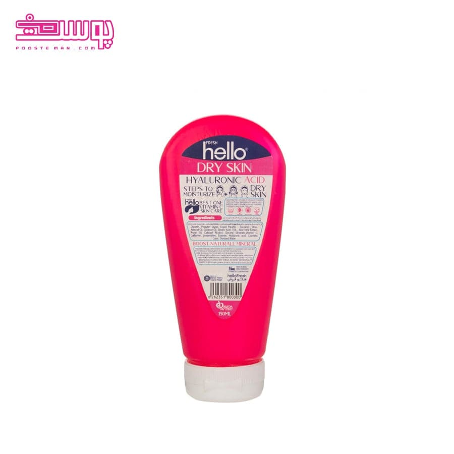 ژل مرطوب کننده هلو فرش مدل Dry Skine حجم 150ml — تصویر ۲