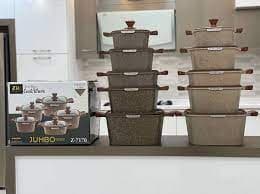 سرویس قابلمه ۱۰ پارچه مربعی زیو مدل جامبو 7170 / zio z-7170 — تصویر ۵