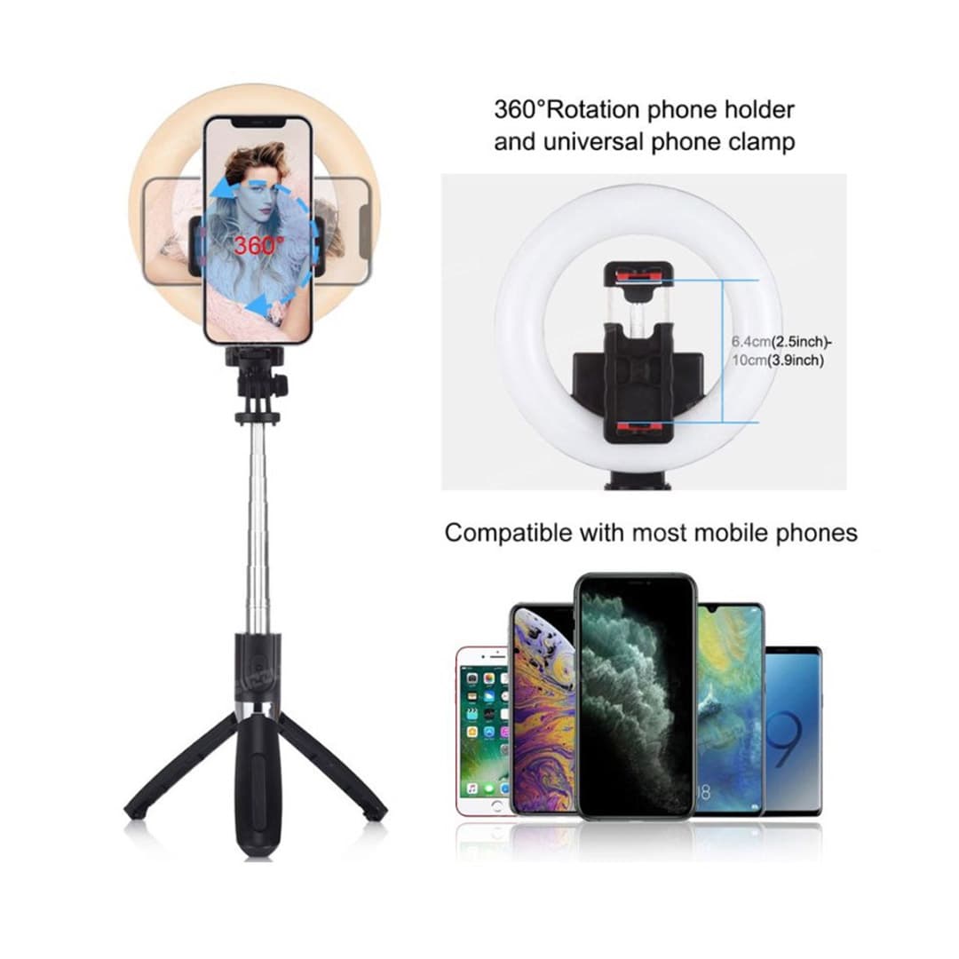 رینگ لایت رومیزی مدل P20D — تصویر ۸