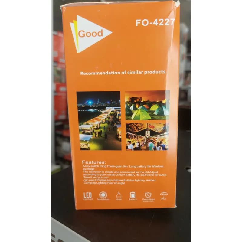 لامپ اضطراری شارژی ۳۰ وات مدل FO-4227 کد F484 — تصویر ۷