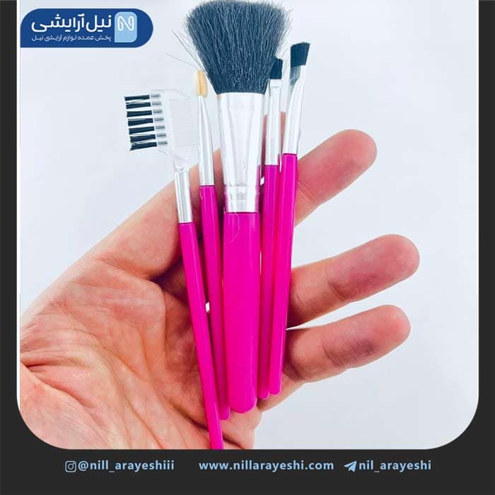 ست براش پنج تیکه جعبه دار شیلس — تصویر ۲