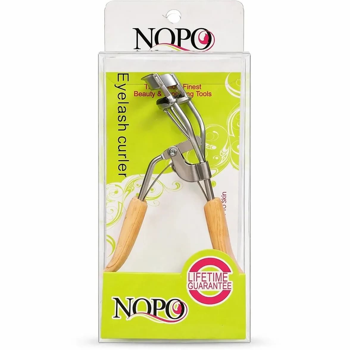 فر مژه استیل دسته چوبی مدل P10 نوپو