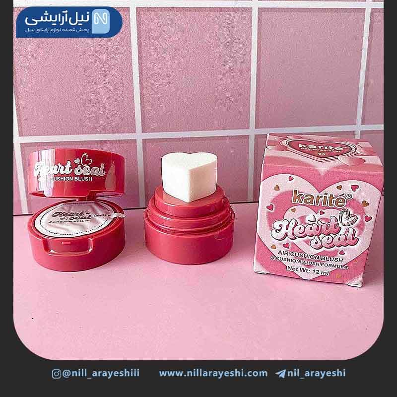 کوشن خیس رژگونه استمپی قلبی کاریته کد 47 – 83380