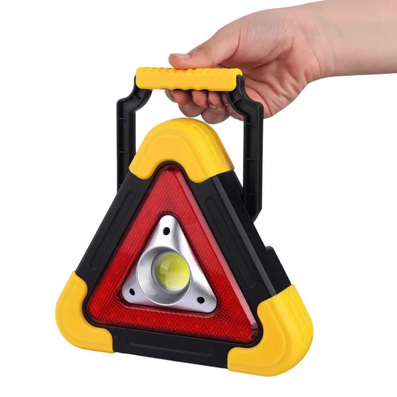 چراغ مثلث خطر چند حالته شارژی خورشیدی Hurry.bolt HB-6609 کد F672