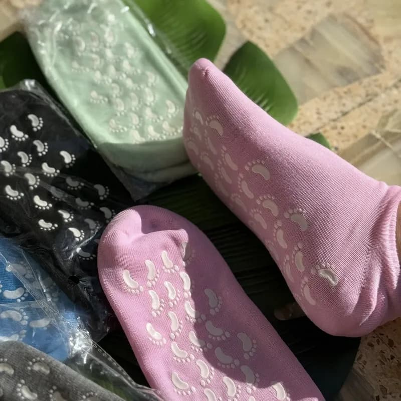جوراب سیلیکونی وارداتی جوراب طبی ترک و میخچه کد F921 — تصویر ۲