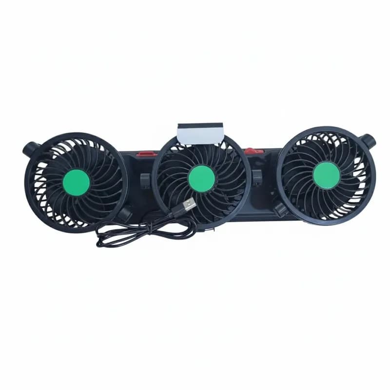 پنکه سه قلو usb خودرو CIC923 کد F825