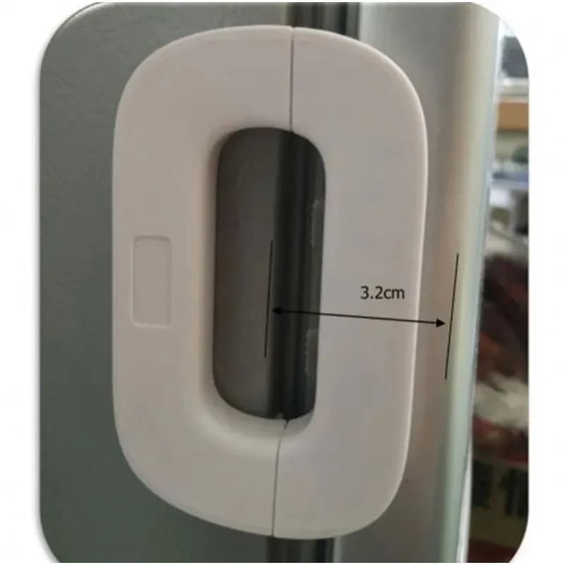 قفل کابینت و یخچال محافظ کودک سفید کد L733 — تصویر ۵