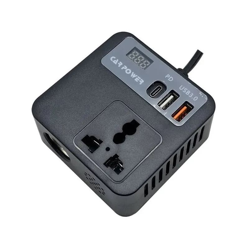 اینورتر برق خودرو فندکی مدل CAR POWER ۱۰۰ وات کد L194 — تصویر ۵