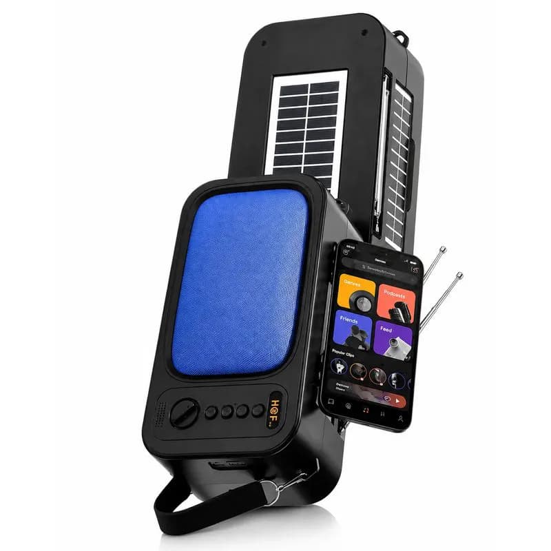 اسپیکر بیسیم خورشیدی H@F مدل HF-F103 کد L852