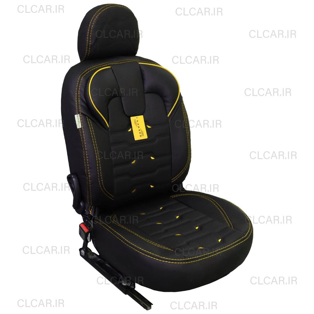 روکش صندلی پژو 207 طرح ViP آبی تمام چرم (سفارشی) کد P07VipB — تصویر ۲